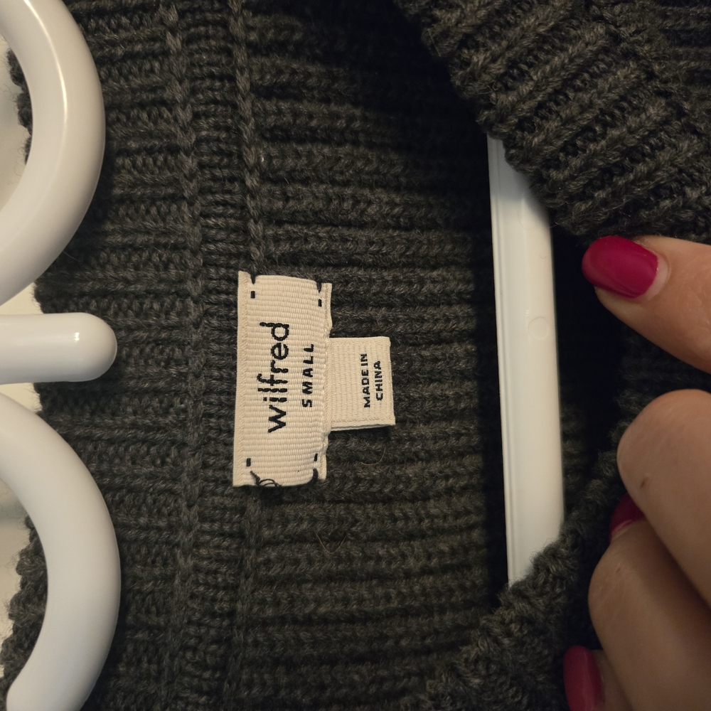 Wilfred Gray Women's Sweater, NWOT Size Small